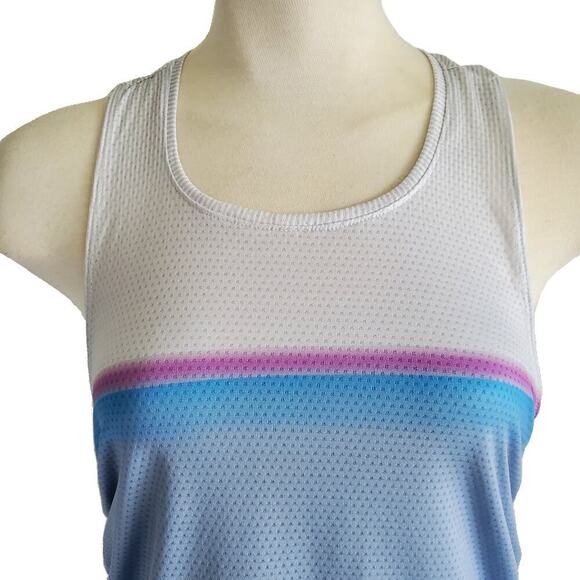 Lucky In Love Tennis Ruched Drawstring Ventilated Fabric Loose Fit Blue Size S - Picture 4 of 13